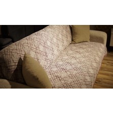 Tfn Home Maki Desen Pembe Koltuk Örtüsü