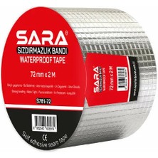 Mutu Ticaret SARA S761-72 Sızdırmazlık Bandı (Waterproof Tape) – 72 mm x 2 M