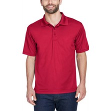 Euwue Dijital Elit Erkek Polo Yaka Kırmızı Tişört