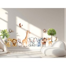 Ettycat Design Orman Hayvanları Çocuk Odası Duvar Sticker Seti