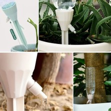 By Nevser® Ayarlanabilir Akış Hızına Sahip Damlama Sulama Çivileri 3lü Otomatik Bitki Sulama Aparatı Tüm Pet Şişelere Uyumlu