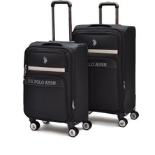 U.s. Polo Assn. 2’li Kumaş Valiz Seti (Kabin + Orta) – Körüklü Geniş Hacimli, 8 Tekerlek PLVLZ2605051