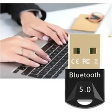 Yenibağ Store Favors V5.0 Bluetooth Adaptör USB Dongle Masaüstü Bilgisayar İçin Hızlı Veri Aktarım Menzil