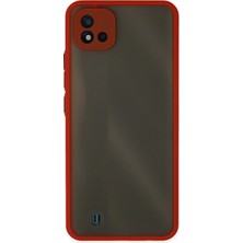 Hnrlishp Newface Realme C11 2021 Kılıf Montreal Silikon Kapak - Kırmızı