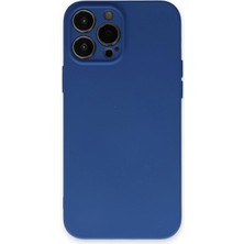 Hnrlishp Newface Iphone 13  Kılıf Nano Içi Kadife Silikon - Lacivert