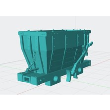 Akaslan Plastik Chaldron Vagonu 00 Ölçek (Bu Ürün Sadece Plastik Parçadır - Almadan Önce Soru Sorabilirsiniz)