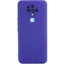 Hnrlishp Newface Tecno Camon 16 Kılıf Nano Içi Kadife Silikon - Mor