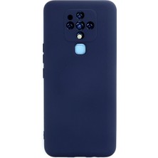 Hnrlishp Newface Tecno Camon 16 Kılıf Nano Içi Kadife Silikon - Lacivert