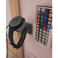 Akaslan Plastik Xiaomi Watch Duvar Montaj Braketi, Kablosuz Şarj Uyumlu Abs Baskı 01038 (Bu Ürün Sadece Plastik Parçadır - Almadan Önce Soru Sorabilirsiniz)