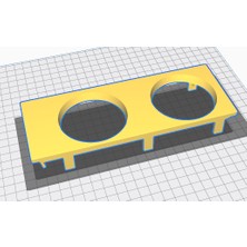 Akaslan Plastik Audi B5 A4 Uyumlu Bardaklık Abs Baskı 01315 (Bu Ürün Sadece Plastik Parçadır - Almadan Önce Soru Sorabilirsiniz)