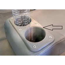 Akaslan Plastik Bmw E46 Kolçak Arkası Bardaklık Abs Baskı 01467 (Bu Ürün Sadece Plastik Parçadır - Almadan Önce Soru Sorabilirsiniz)