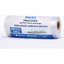 İskar Plastik Procover Don Kırağı Örtüsü /500 METRE/120 CM/20 MİKRON/Şeffaf Malç Naylonu