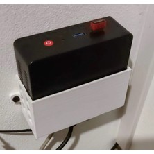 Akaslan Plastik Beelink Mini Bilgisayar Duvara Montaj Braketi Abs Baskı 01241 (Bu Ürün Sadece Plastik Parçadır - Almadan Önce Soru Sorabilirsiniz)