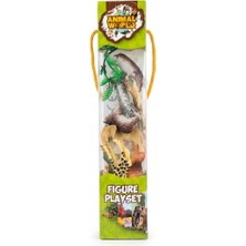 Safari Hayvanları Figür Seti - 13 Parçalı Vahşi Hayvanlar