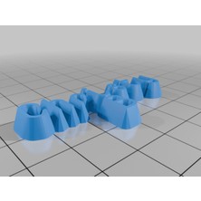 Akaslan Plastik Christy Isim Plakası (Bu Ürün Sadece Plastik Parçadır - Almadan Önce Soru Sorabilirsiniz)