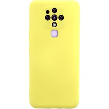 Hnrlishp Newface Tecno Camon 16 Kılıf Nano Içi Kadife Silikon - Sarı
