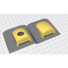 Akaslan Plastik Citroen C3 Picasso Dış Kapı Kolu Kilit Kapakları 2 Adet Sağ ve Sol Abs Baskı 01582 (Bu Ürün Sadece Plastik Parçadır - Almadan Önce Soru Sorabilirsiniz)