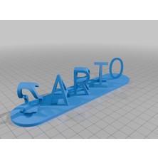 Akaslan Plastik Darıo Sara Isim Standı (Bu Ürün Sadece Plastik Parçadır - Almadan Önce Soru Sorabilirsiniz)