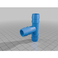 Akaslan Plastik 12MM Hortum T Bağlantı Adaptörü Kalın Duvar (Bu Ürün Sadece Plastik Parçadır - Almadan Önce Soru Sorabilirsiniz)