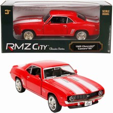Oyuncak Vitrinim 1:32 Rmz City Alman Klasikleri Serisi Die Cast Çek Bırak Model Araba - Kırmızı 1969 Chevrolet Camaro Kırmızı