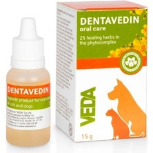 Veda Dentavedin Kedi & Köpek Ağız Kokusu ve Diş Eti Bakım Jeli 15 gr (Fırçasız Kullanım)