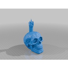 Akaslan Plastik Kelt Kafatası Mum (Bu Ürün Sadece Plastik Parçadır - Almadan Önce Soru Sorabilirsiniz)