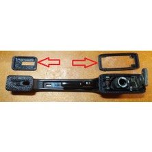 Akaslan Plastik Vw/audi Mk1/mk2 B1/b2 Uyumlu Dış Kapı Kolu Çıtası 2 Adet Abs Baskı 01334 (Bu Ürün Sadece Plastik Parçadır - Almadan Önce Soru Sorabilirsiniz)