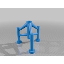 Akaslan Plastik Rüzgar Türbini Tripod Modeli – 3D Baskı Teknik Model (Bu Ürün Sadece Plastik Parçadır - Almadan Önce Soru Sorabilirsiniz)