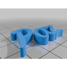 Akaslan Plastik Barış Temalı Yazı Dekoru – 3D Baskı Dekoratif Yazı (Bu Ürün Sadece Plastik Parçadır - Almadan Önce Soru Sorabilirsiniz)