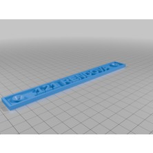 Akaslan Plastik 121 Rendova Isim Plakası (Bu Ürün Sadece Plastik Parçadır - Almadan Önce Soru Sorabilirsiniz)