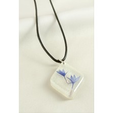 Zero Land Hnrlishp Peygamber Çiçeği Epoksi Kolye - Şeffaf