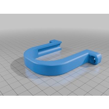 Akaslan Plastik 50MM Uzun Tabanlı Boru Kelepçesi 3D Baskı (Bu Ürün Sadece Plastik Parçadır - Almadan Önce Soru Sorabilirsiniz)