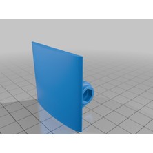 Akaslan Plastik 3D Baskı Fox V1 Kask Gopro Montaj Aparatı (Bu Ürün Sadece Plastik Parçadır - Almadan Önce Soru Sorabilirsiniz)