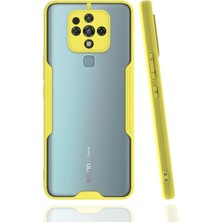 Hnrlishp Newface Tecno Camon 16 Kılıf Platin Silikon - Sarı