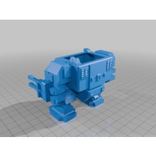 Akaslan Plastik Helldivers2 Exo 49 Emancipator Dış Iskelet Zırh 3D Baskı (Bu Ürün Sadece Plastik Parçadır - Almadan Önce Soru Sorabilirsiniz)