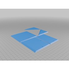 Akaslan Plastik Etiketli Üçgen Prizma Ağı (Bu Ürün Sadece Plastik Parçadır - Almadan Önce Soru Sorabilirsiniz)