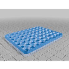 Akaslan Plastik Decfinity 90MM x 70MM Taban Plakası 3D Baskı (Bu Ürün Sadece Plastik Parçadır - Almadan Önce Soru Sorabilirsiniz)