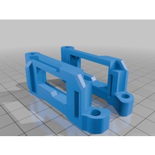 Akaslan Plastik Geprc Mark 5 Deadcat O3 Montaj Aparatı 3D Baskı (Bu Ürün Sadece Plastik Parçadır - Almadan Önce Soru Sorabilirsiniz)