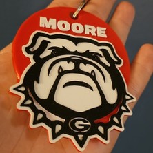 Akaslan Plastik Georgia Bulldog Özelleştirilebilir Anahtarlık - 6908000 (Bu Ürün Sadece Plastik Parçadır - Almadan Önce Soru Sorabilirsiniz)