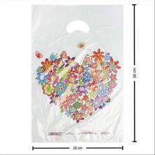 Zero Land Hnrlishp 26*38 El Tutma Poşet Paketi 100 Lü - Kırmızı