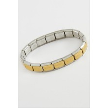 Zero Land Hnrlishp Italyan Çelik Bileklik - Sarı