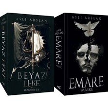 İndigo Kitap Beyaz Leke 2 Özgürlük Karton Kapak ve Emare Maske Karton Kapak (Aslı Arslan) 2'li Set