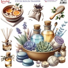 İstanbul Hobi Ütü ile Rub On Transfer Kağıdı 30X30CM RB-171
