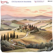 İstanbul Hobi Ütü ile Rub On Transfer Kağıdı 30X30CM RB-431