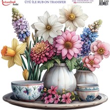 İstanbul Hobi Ütü ile Rub On Transfer Kağıdı 30X30CM RB-245