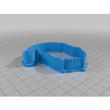 Akaslan Plastik Noel Baba Yüzü Kurabiye Kalıbı (Bu Ürün Sadece Plastik Parçadır - Almadan Önce Soru Sorabilirsiniz)