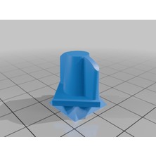 Akaslan Plastik 3D Baskı Buzdolabı Orta Menteşe (Bu Ürün Sadece Plastik Parçadır - Almadan Önce Soru Sorabilirsiniz)