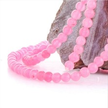 Zero Land Hnrlishp 4 mm Pembe Kuars Taşı - Pembe