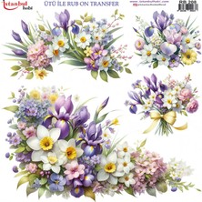 İstanbul Hobi Ütü ile Rub On Transfer Kağıdı 30X30CM RB-208
