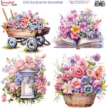 İstanbul Hobi Ütü ile Rub On Transfer Kağıdı 30X30CM RB-204